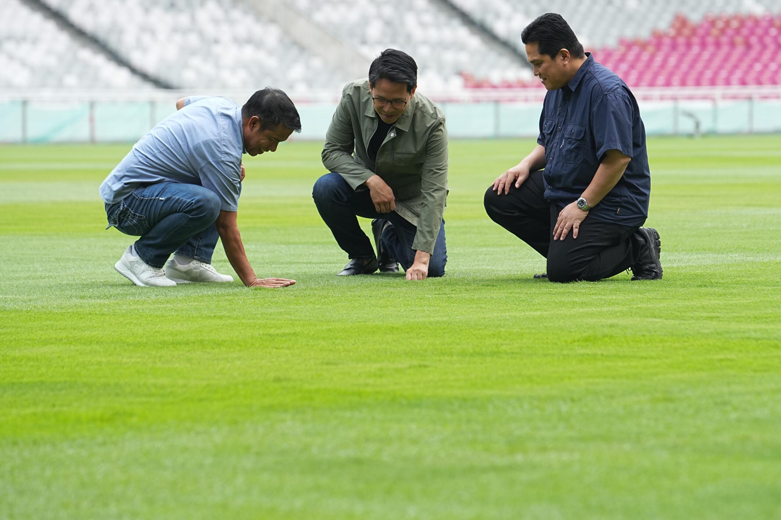 Jelang Lawan Jepang dan Arab Saudi, PSSI Pastikan Rumput SUGBK Terbaik